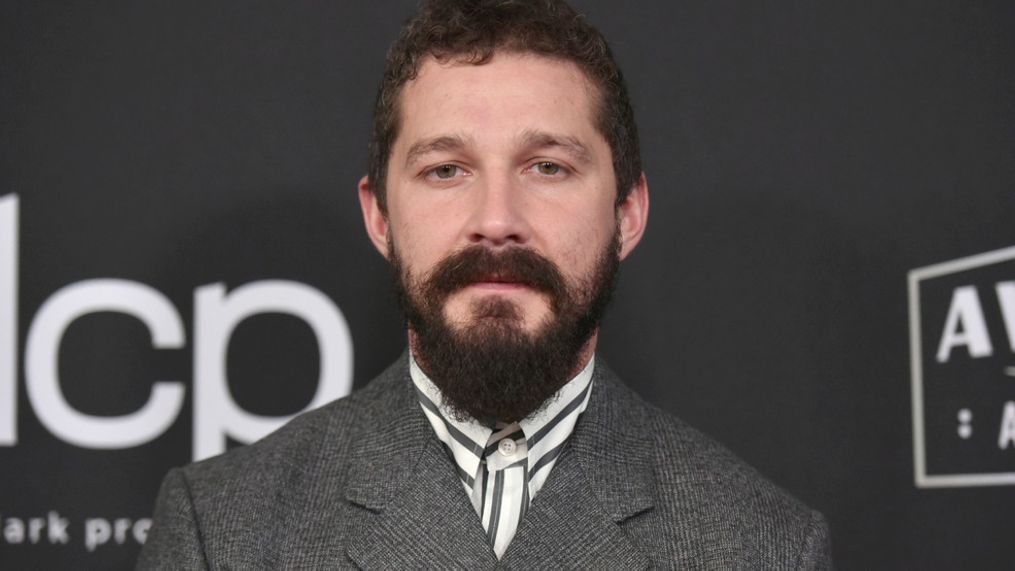 FILE - In this Nov. 3, 2019, file photo, Shia LaBeouf arrives at the 23rd annual Hollywood Film Awards at the Beverly Hilton Hotel in Beverly Hills, Calif. (Photo by Richard Shotwell/Invision/AP, File)