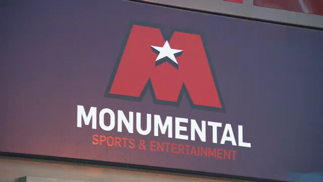 Monumental Sports & Entertainment sign. (7News/File)