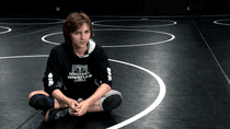 Image for story: Dominion High School wrestler dominating the mat despite hearing-loss syndrome